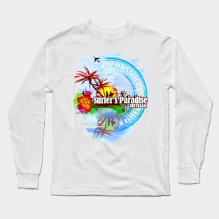 Surfer's Paradise Australia Long Sleeve T-Shirt